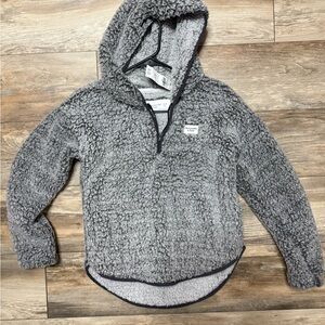Abercrombie & Fitch Men's Zip Up Gray Sweater